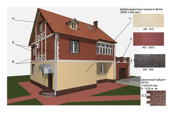 Фасады: Квартира в Октябрьском